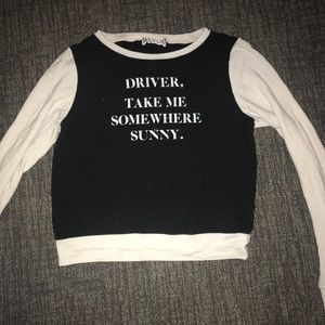 Wildfox size small plush sweatshirt